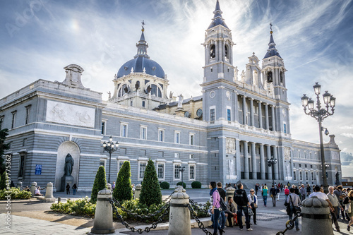 Almudena Cathedral Madrid Spain October 2015