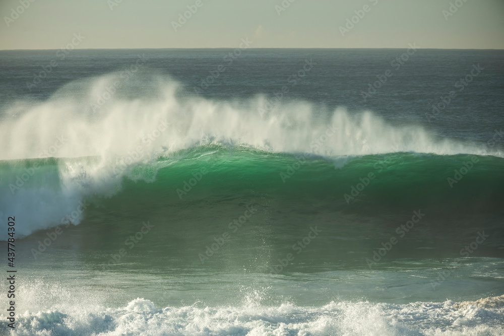 Huge waves at sunrise, Sydney Australia