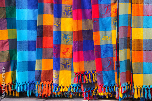 colorful mexican fabric