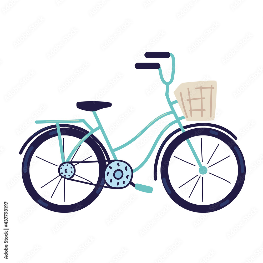 bike with basket