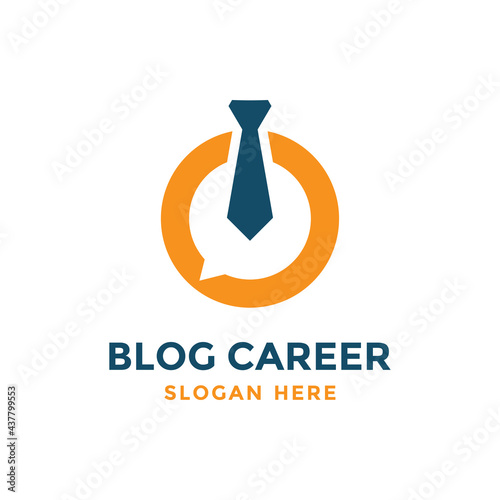 Blog Career Logo Template Design