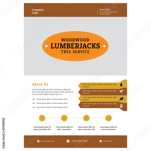 Lumberjack Service Flyer