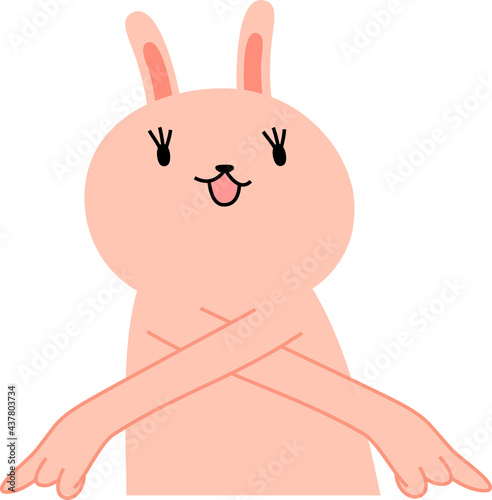 rabbit that guides you by pointing your finger