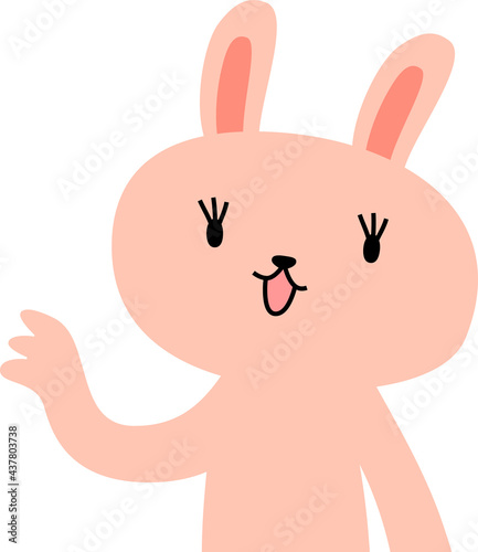 rabbit that guides you by pointing your finger