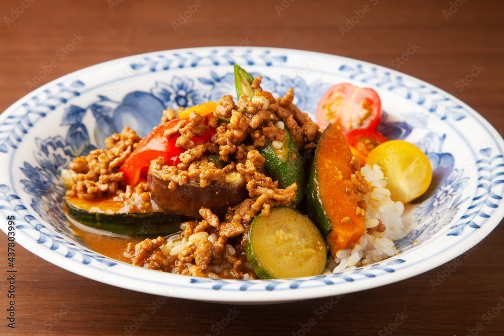 夏野菜のカレー 夏野菜のカレー