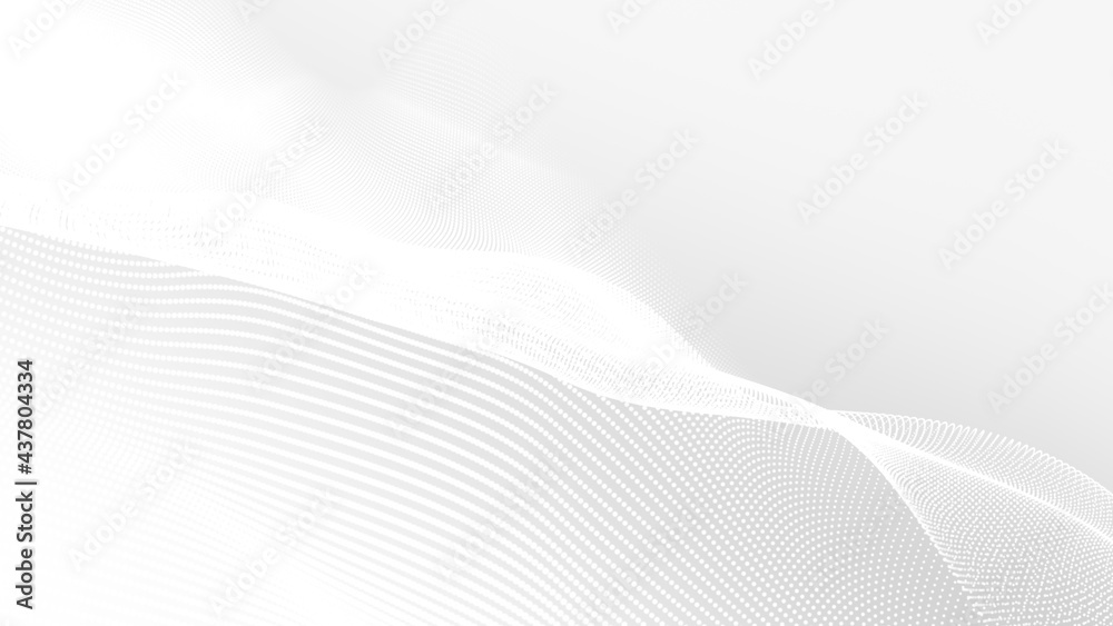 Dot white gray wave light technology texture background. Abstract big data digital concept. 3d rendering. Dot white gray wave light technology texture background. Abstract big data digital concept. 3d rendering.