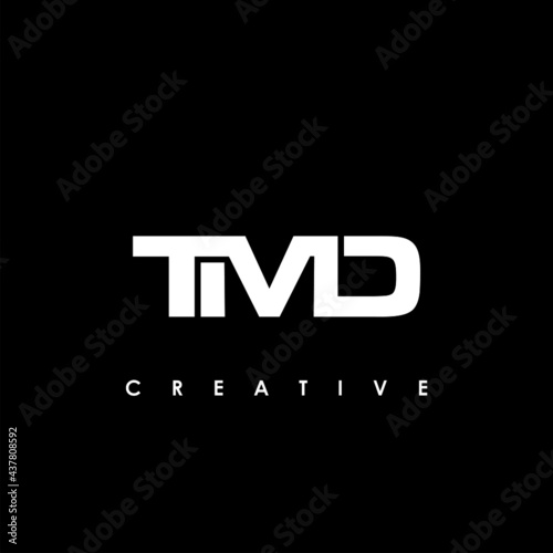 TMD Letter Initial Logo Design Template Vector Illustration photo
