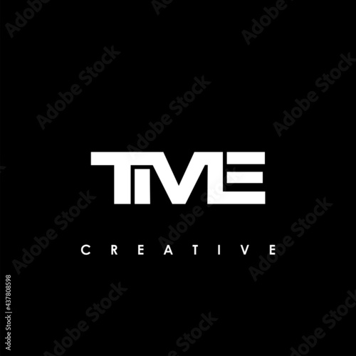 Obraz na płótnie TME Letter Initial Logo Design Template Vector Illustration