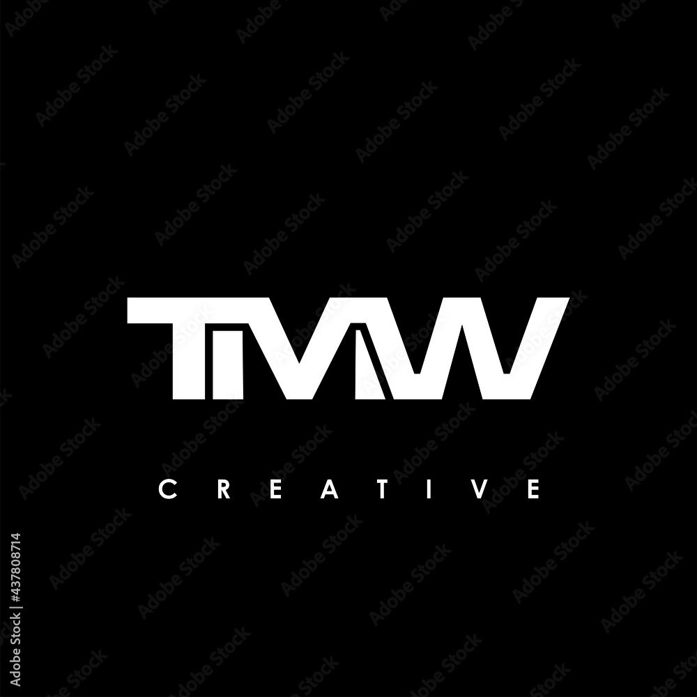 TMW Letter Initial Logo Design Template Vector Illustration TMW Letter Initial Logo Design Template Vector Illustration