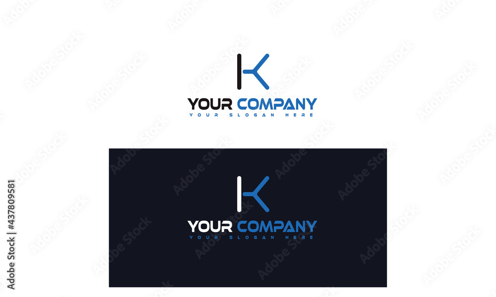 Letter Logo - K Letter Alphabet Logo Design Template Letter Logo - K Letter Alphabet Logo Design Template