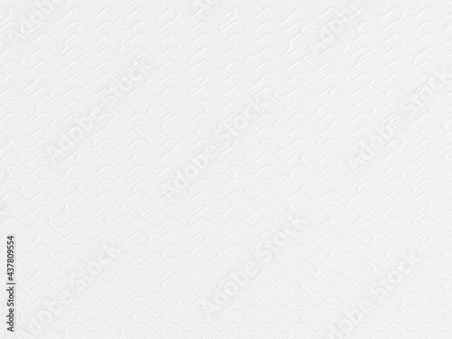 Abstract clean white texture wall 3d rendering, warp line tracery and rough surface as new brick, cement, concrete, plaster or wood background for text space creative design artwork.