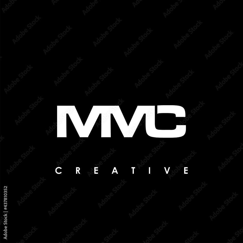 MMC Letter Initial Logo Design Template Vector Illustration