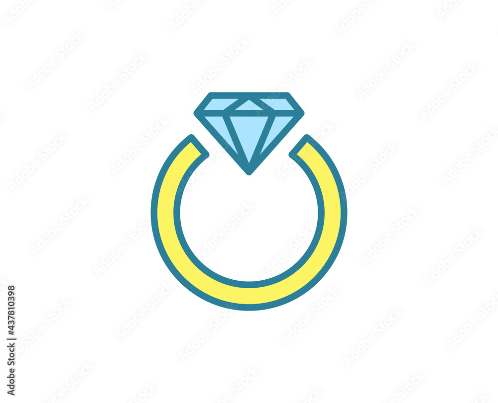 Diamond line icon Diamond line icon