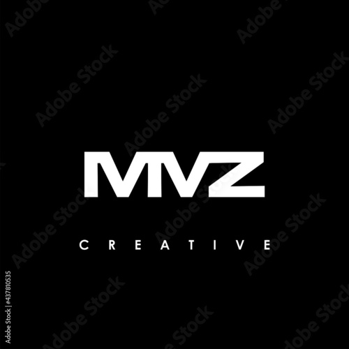 MMZ Letter Initial Logo Design Template Vector Illustration