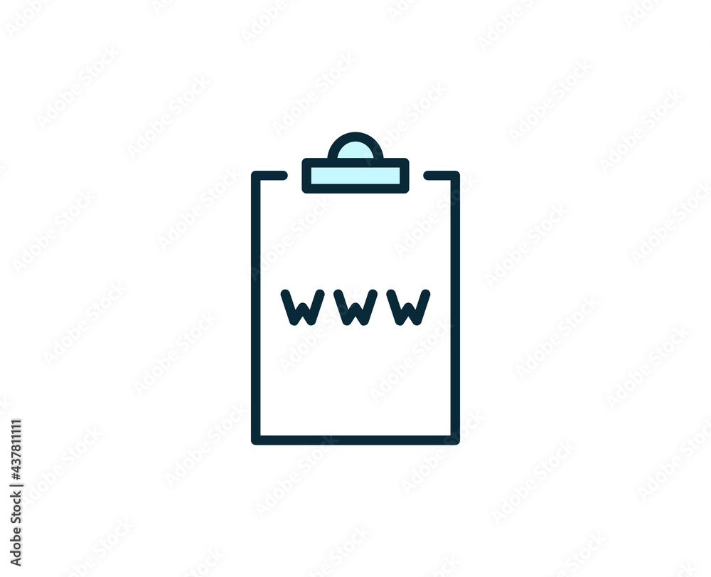 WWW premium line icon. Simple high quality pictogram. Modern outline style icons. Stroke vector illustration on a white background. WWW premium line icon. Simple high quality pictogram. Modern outline style icons. Stroke vector illustration on a white background.