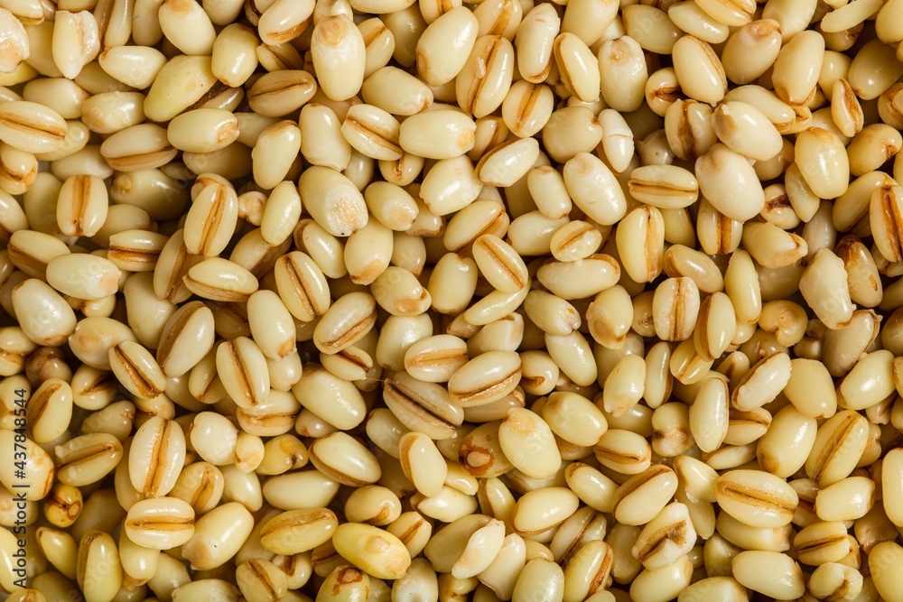 Cooked bulgur wheat texture pattern. Top view. Cooked bulgur wheat texture pattern. Top view.