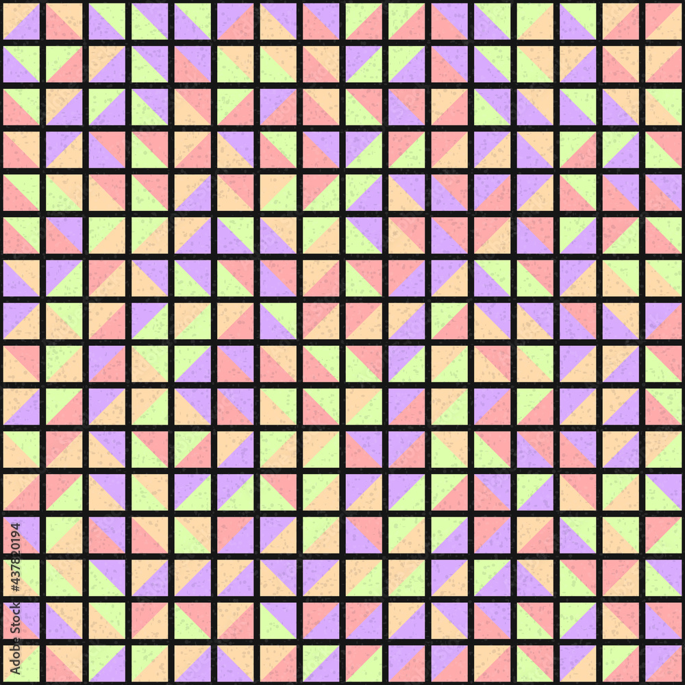 Abstract Geometric Pattern generative computational art illustration