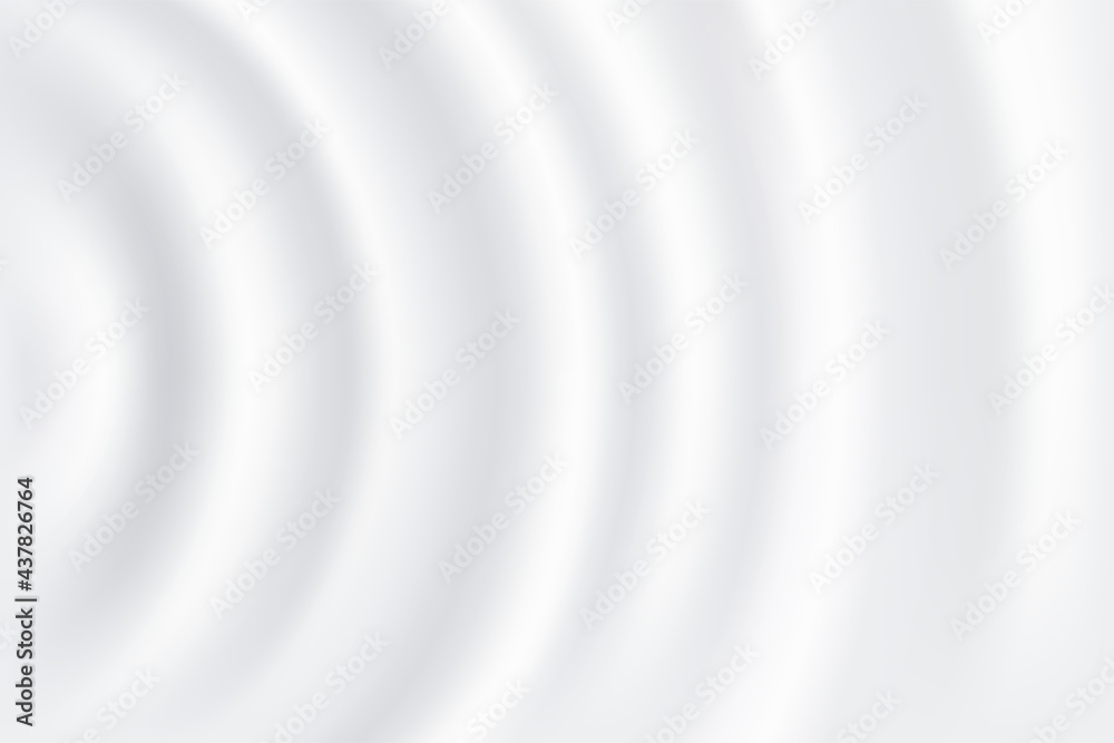 Round ripple on the cream, milk or yogurt surface. Round ripple on the cream, milk or yogurt surface.