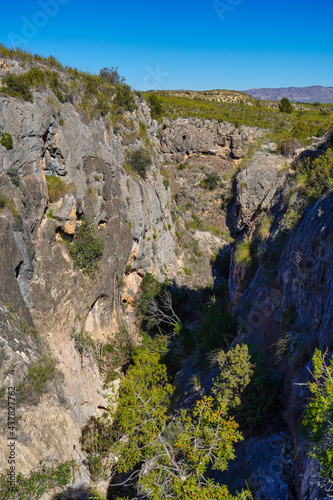 Canyon de Almadenes near Cieza in the Murcia region of Spain photo