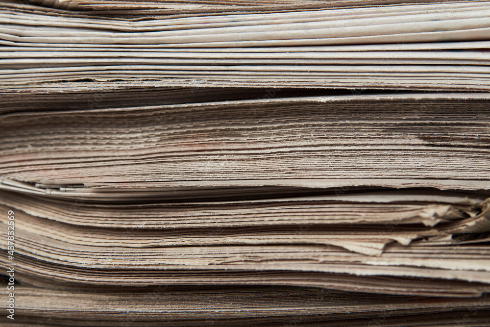 custom made wallpaper toronto digitalStack of newspaper, close-up. Journalism concept