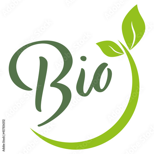 modern green stamp bio