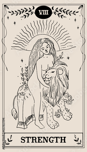 vintage vintage style deck of tarot cards. magical predictions of the future, mysterious characters.