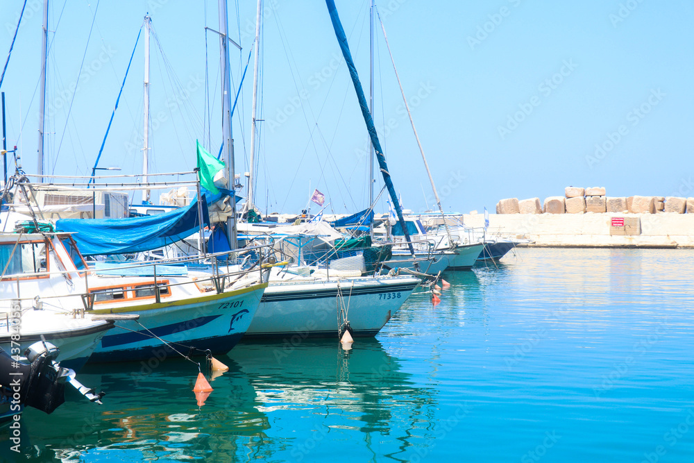 Obraz premium boats in the harbour