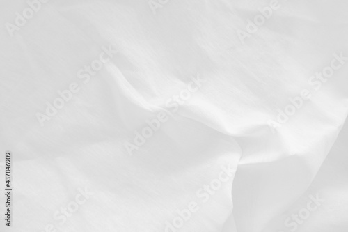 white paper background  Abstract background on isolated. Abstract white waves. wave from fabric