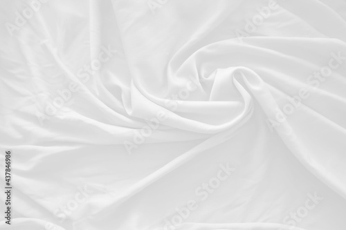 white silk background, Abstract background on isolated. Abstract white waves. wave from fabric
