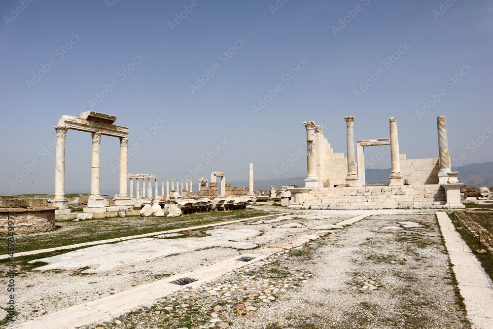 main temple in Laodicea on the Lycus - ancient city in Turkey