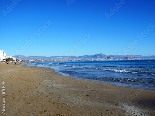 Alicante seen from Urbanova Mediterranean Spain