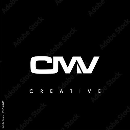 CMV Letter Initial Logo Design Template Vector Illustration photo