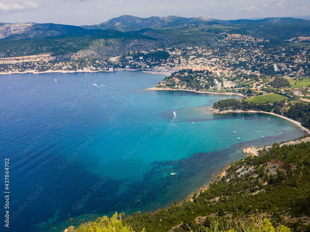 beautiful beach in Cassis, France