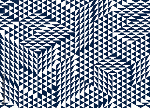 3D cubes seamless pattern vector background, rhombus and triangles dimensional blocks, architecture and construction, geometric design.