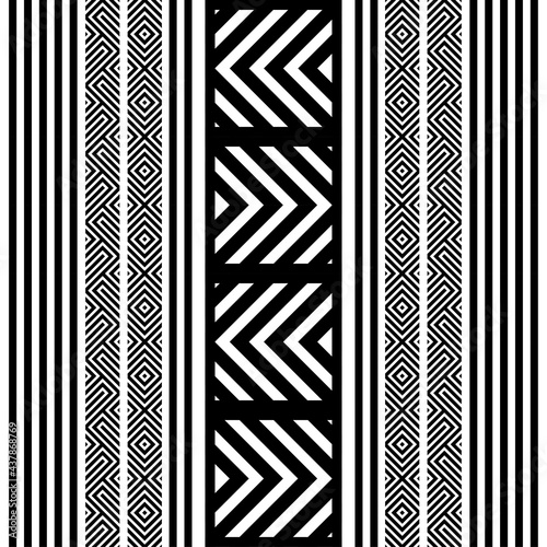 Mexican plaid. Navajo. Seamless pattern. Design with manual hatching. Textile. Ethnic boho ornament. Vector illustration for web design or print.