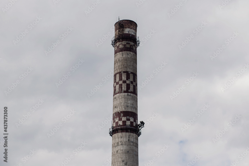 industrial pipe of a thermal power plant
