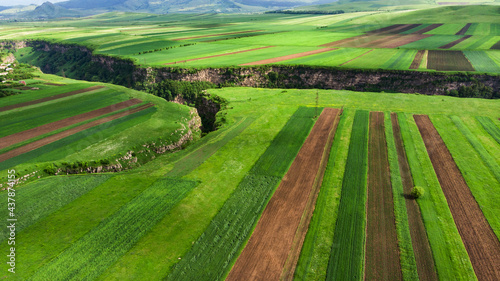 view of a country agricultural landscape