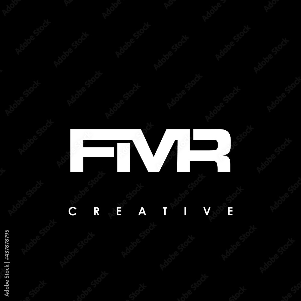 FMR Letter Initial Logo Design Template Vector Illustration