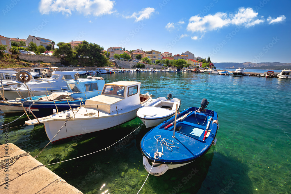 Brodarica village on Adriatic sea, Sibenik archipelago of Dalmatia, Croatia