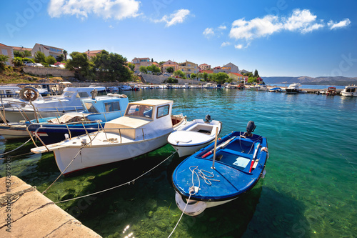 Brodarica village on Adriatic sea  Sibenik archipelago of Dalmatia  Croatia