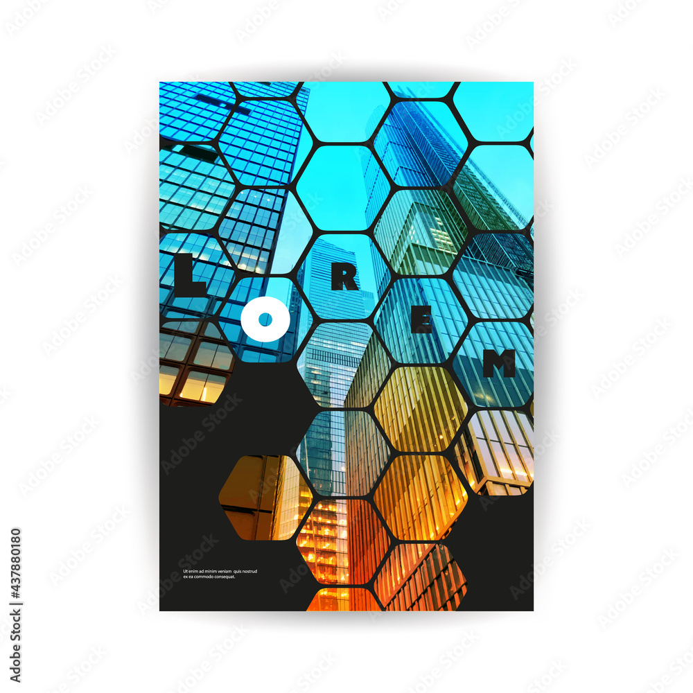 Modern Style Flyer or Cover Design for Your Business with Skyscraper, Urban Theme - Applicable for Business Reports, Presentations, Placards, Posters Modern Style Flyer or Cover Design for Your Business with Skyscraper, Urban Theme - Applicable for Business Reports, Presentations, Placards, Posters