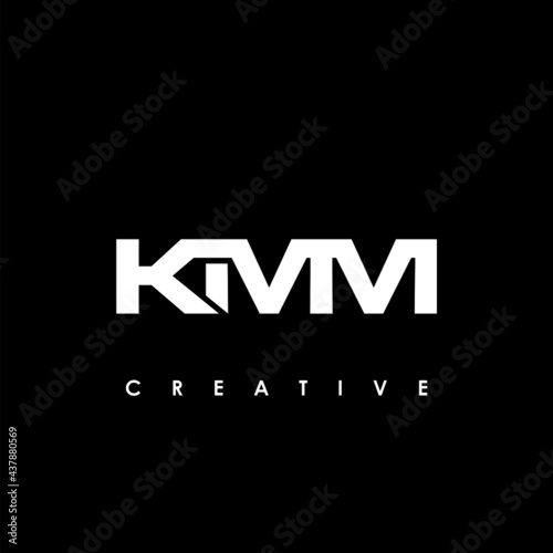 KMM Letter Initial Logo Design Template Vector Illustration