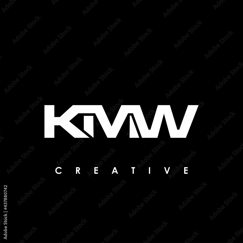 KMW Letter Initial Logo Design Template Vector Illustration KMW Letter Initial Logo Design Template Vector Illustration
