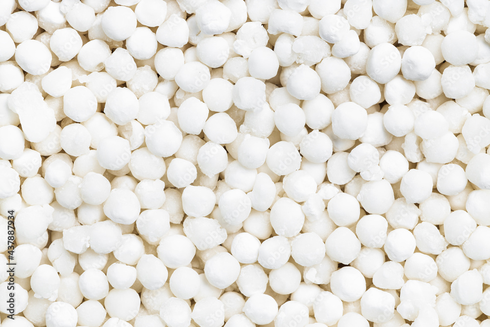 background - many dry sabudana (tapioca sago) background - many dry sabudana (tapioca sago)