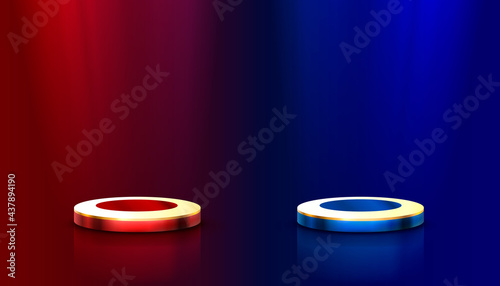 Versus game cover, banner sport vs, team concept. Vector illustration