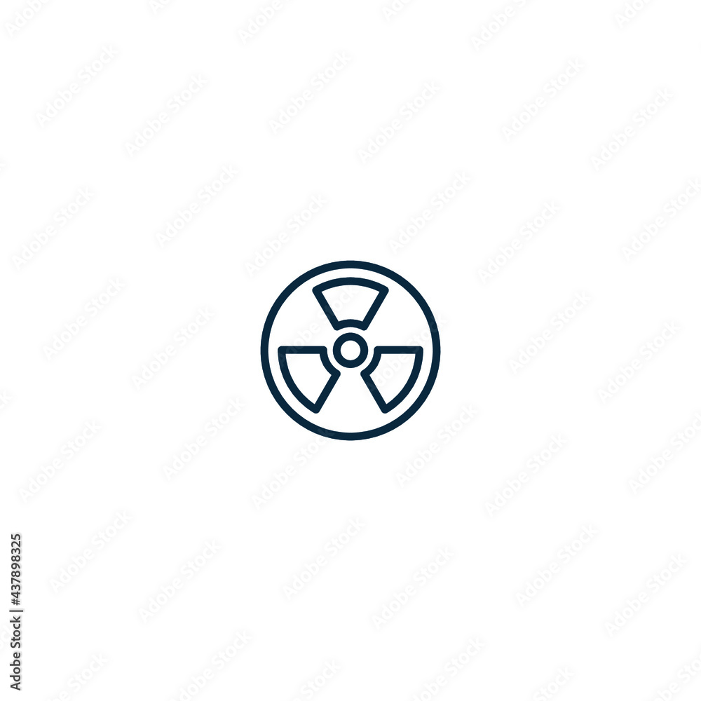 Radiation Hazard Sign. Symbol of radioactive threat alert.
Radiation Hazard Sign. Symbol of radioactive threat alert.