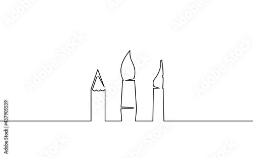 Art studio classes logo concept. Kids artist brush pencil pen drawing education. Design school group hobby emblem. Children creative center vector illustration