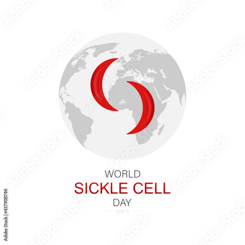 World Sickle Cell Day ,Vector Illustration.