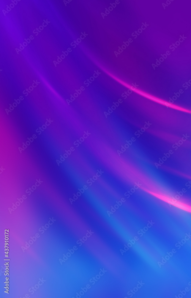 Fototapeta premium Empty dark abstract background with ultraviolet geometric lines. Neon glow.