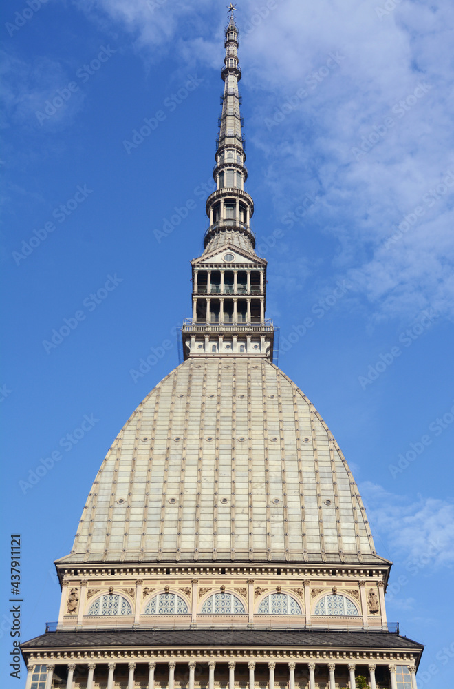 The Mole Antonelliana is the symbolic monument of Turin. It was the tallest brick building in the world, while its name derives from the architect Alessandro Antonelli.